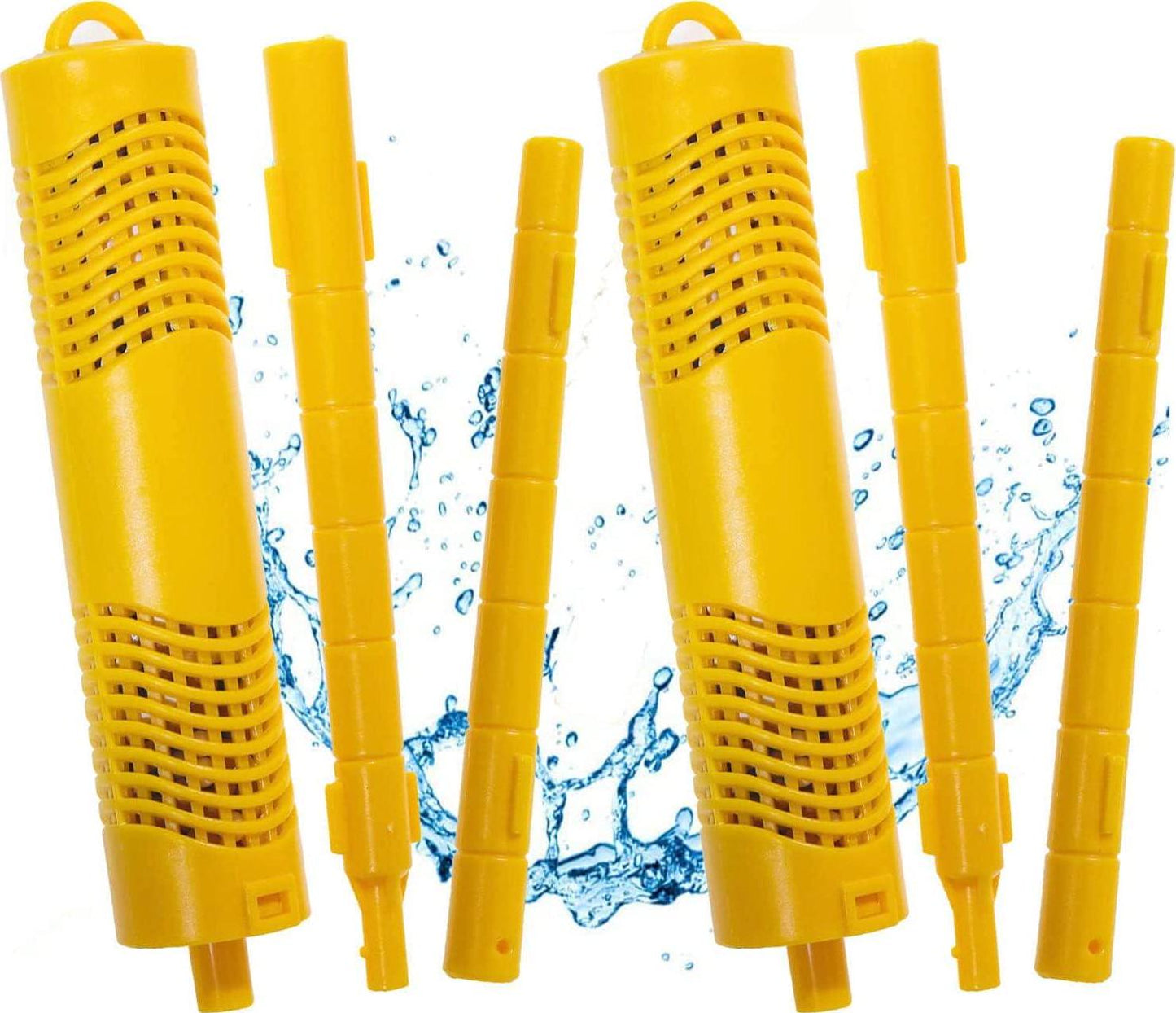 2 Pack Spa Mineral Sticks Parts Cartridge For Hot Tub Swimming Pool Fish Pond Filter, Last For 4 Month(Yellow)