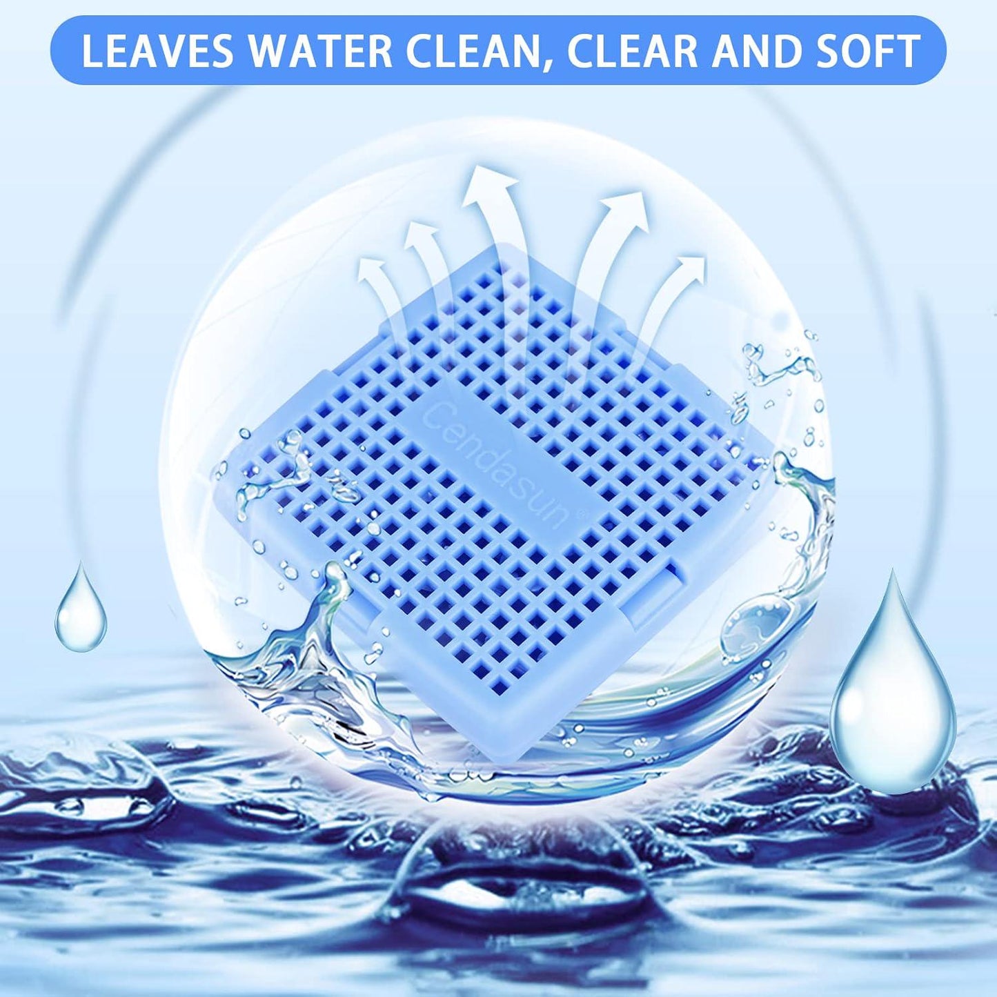 Hot Tub Mineral Sanitizer For Hot Tubs Filter, Spas Filter, Cleans And Clarifies Last For 4 Months Treats 1 Pack