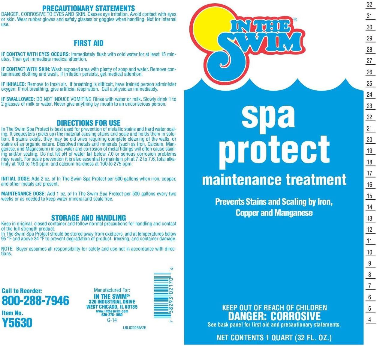 In The Swim Spa Protect Mineral Stain Remover For Spas And Hot Tubs - 1 Quart - 2 Pack