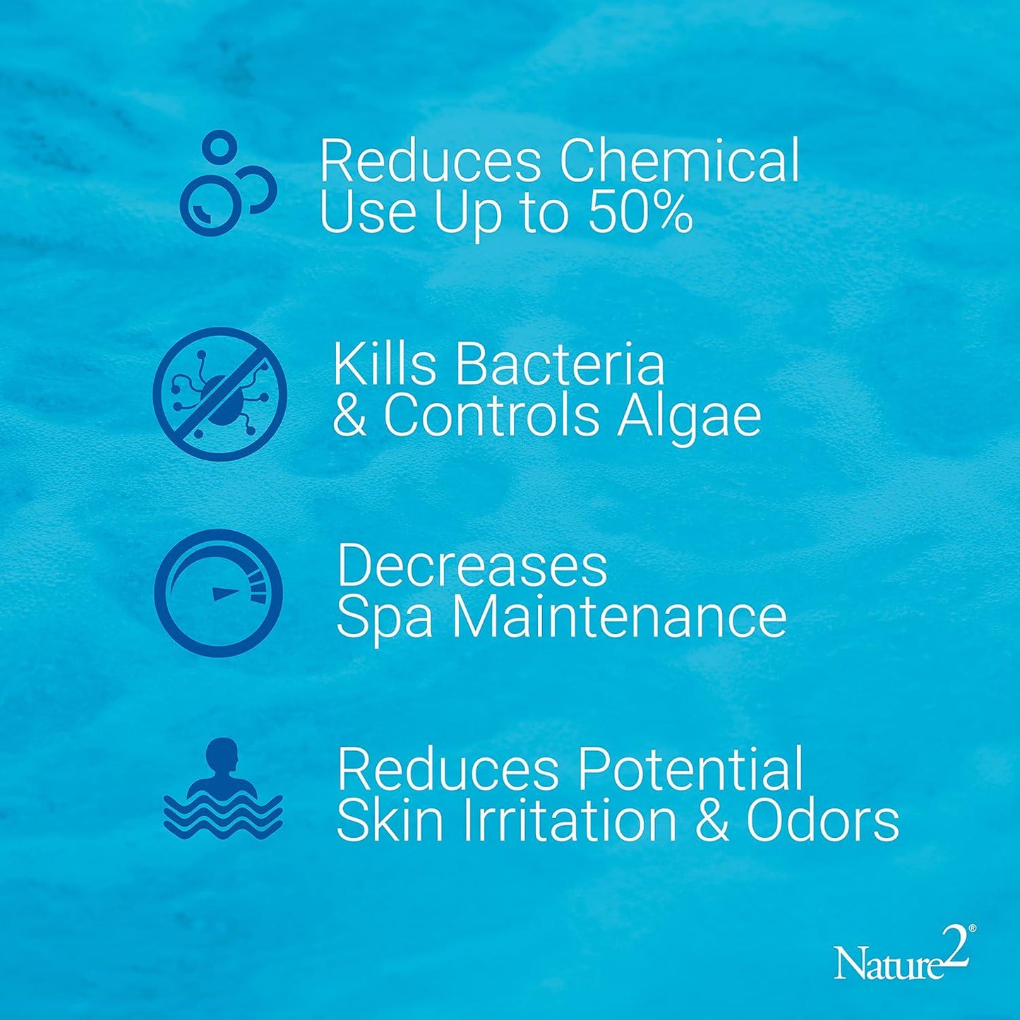 Nature2 SPA Stick Mineral Sanitizer For Hot Tubs And Spas, Destroys Algae And Bacteria, 1 Pack