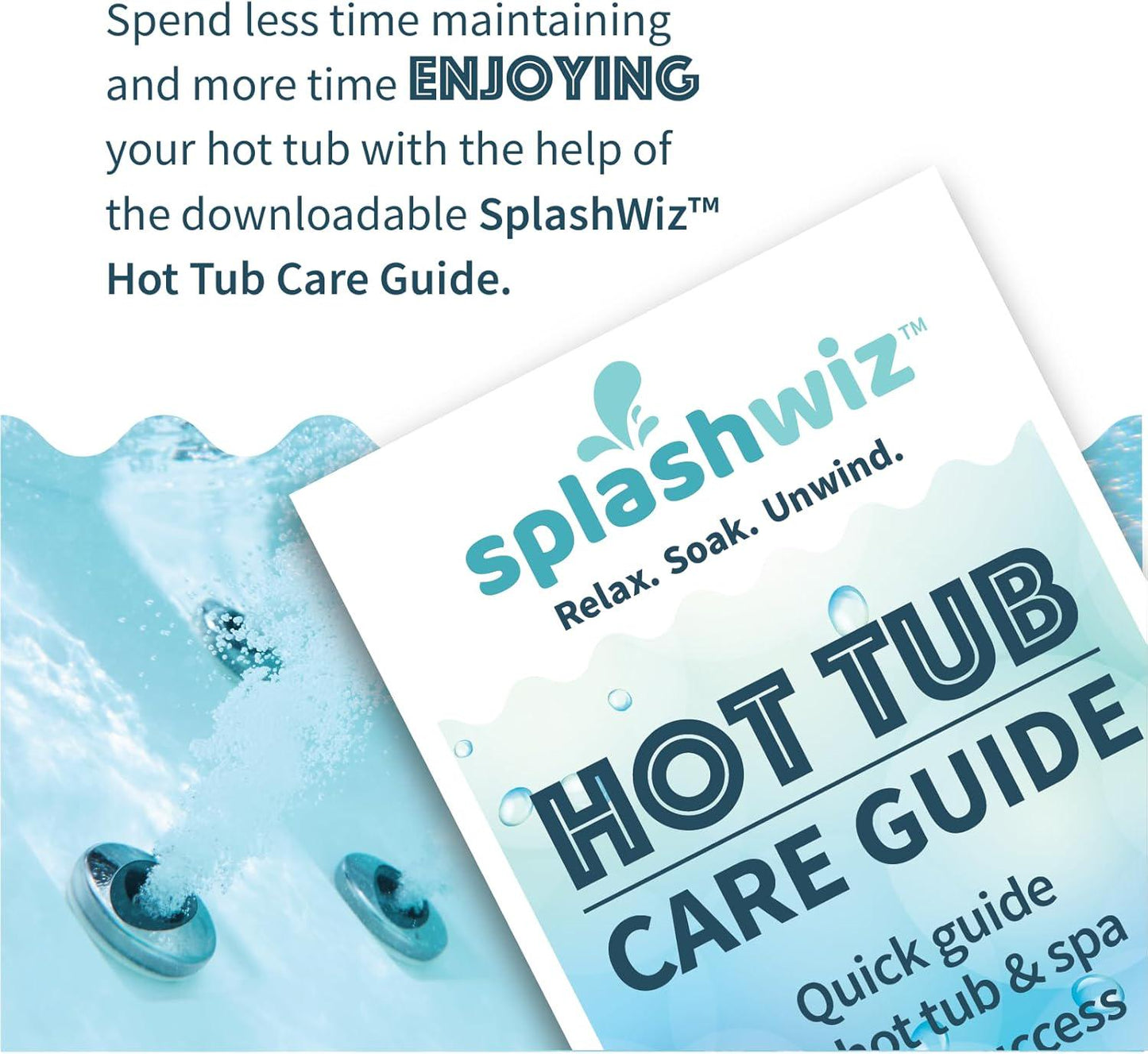 Proteam Spa Gentle Spa Hot Tub Water Softener And Hot Tub Fragrance - Spa Fragrance Hot Tub - Natural Spa Chemicals With SplashWiz Spa And Hot Tub Chemicals Care Guide E-Book Made In USA (1.5 Lb) (2 Pack)