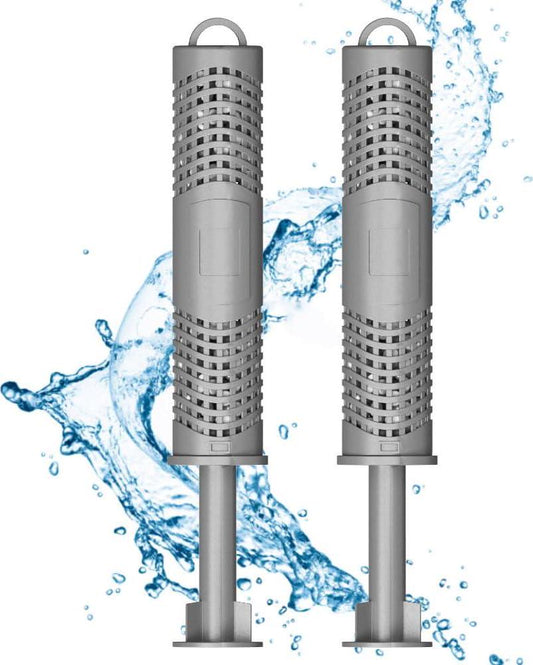 Silver Ion Cartridge For Hot Springs - Hot Tub Silver Ion Cartridge Stick,Hot Tub Mineral Cartridge For Hot Tub Filter With 4 Months Lifetime For Most Hot Tub(2-Pack,Grey)