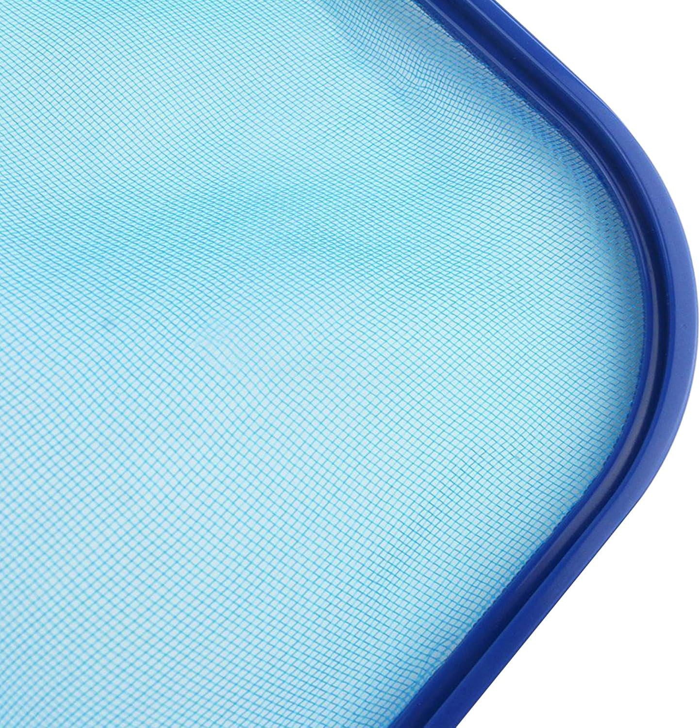 Sunnyglade Swimming Pool Cleaner Supplies/Professional Heavy Duty Pool Leaf Rake Fine Mesh Frame Net/Swimming Pool Cleaning Leaf Skim Net (Blue)