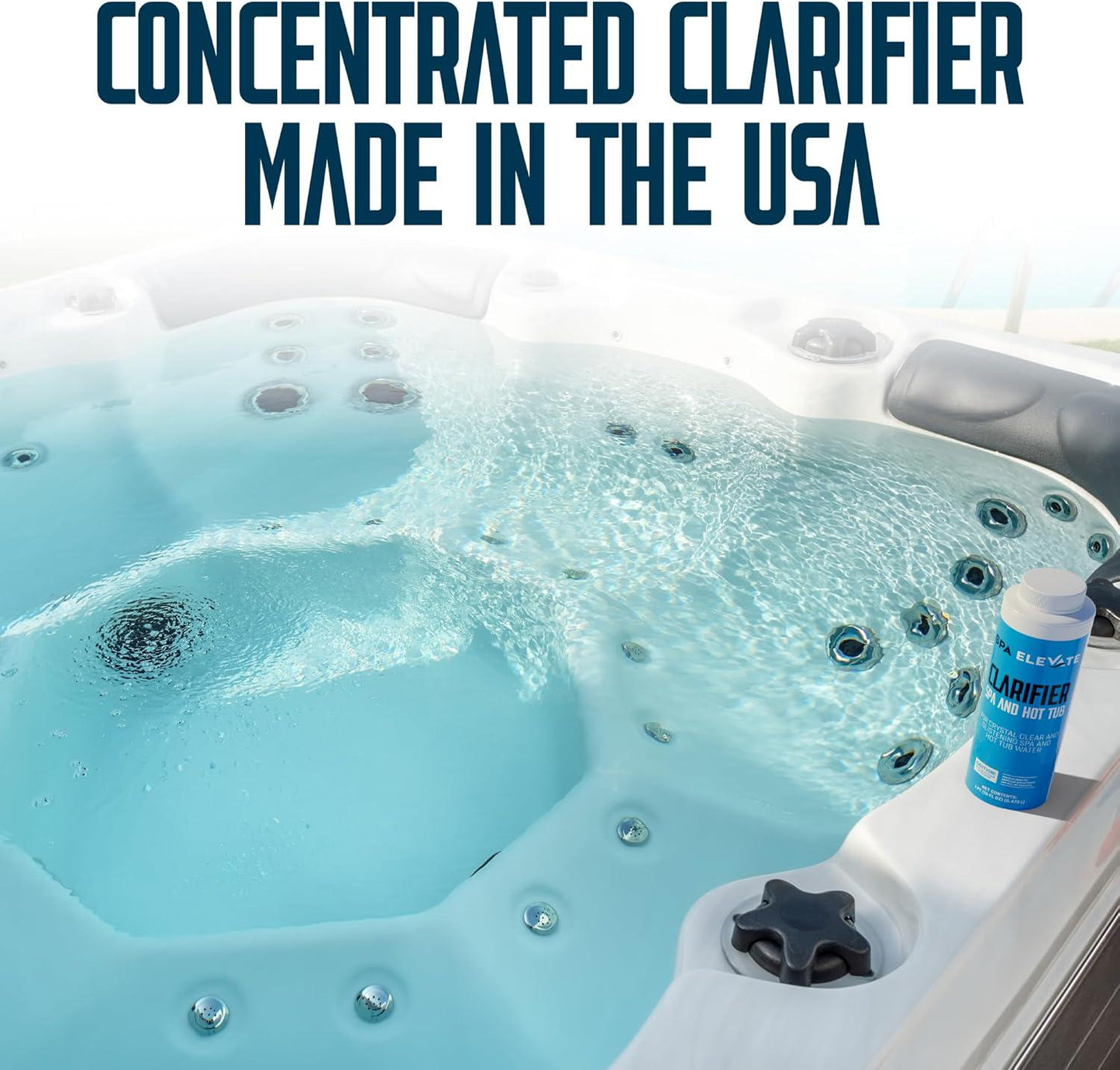 Ultimate Spa And Hot Tub Water Clarifier | Clears Cloudy Water, Enhances Cleanliness With Spa Clear Technology | Ideal Chemicals For Crystal Clear Spa Experience | Pack Of 2